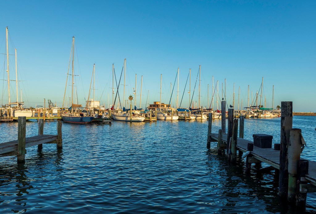 Sailboats in Rockport Texas